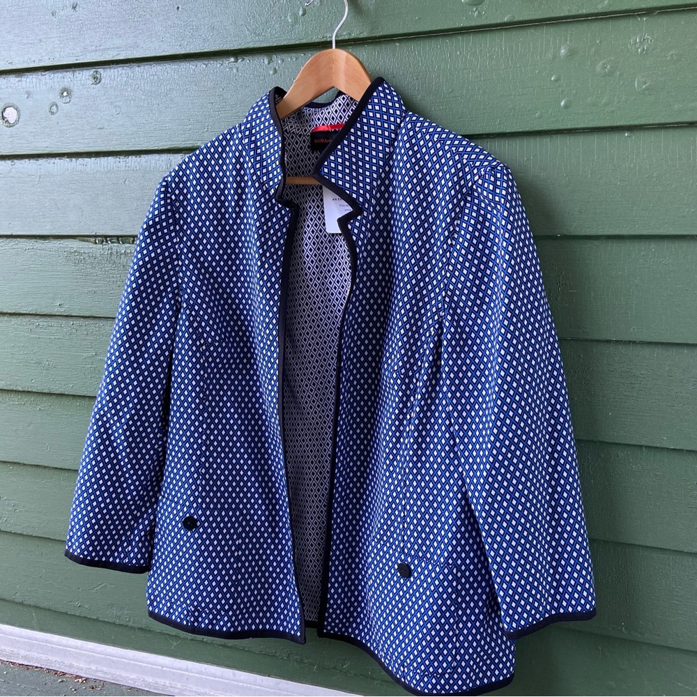 Nina McLemore Jacket - 18 - Blue Diamond